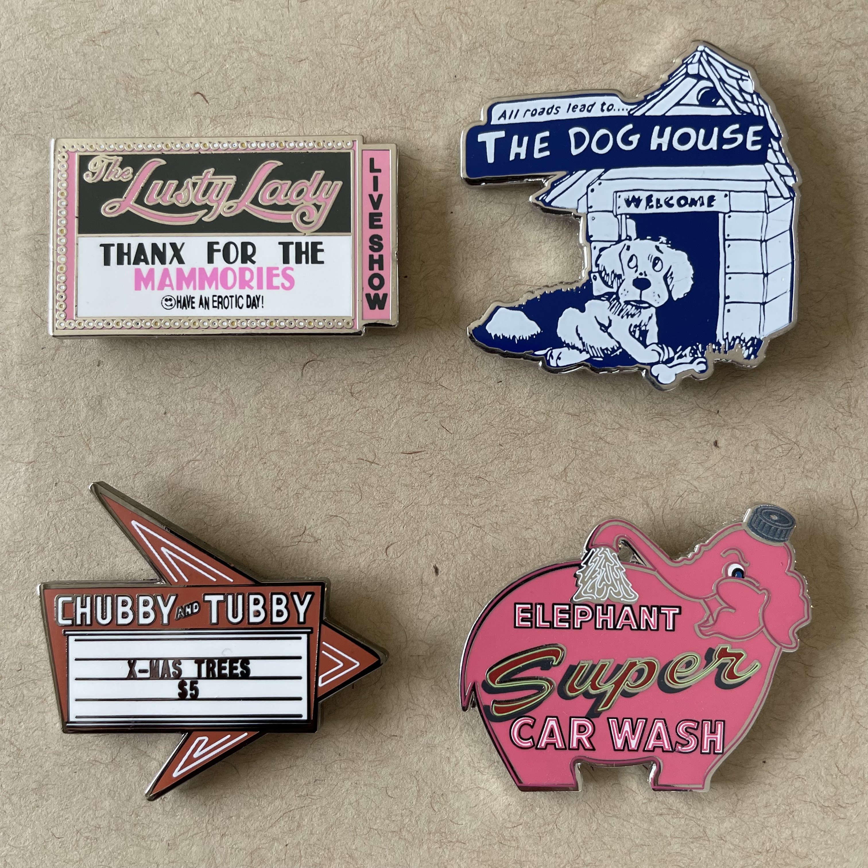 Old Seattle pin set